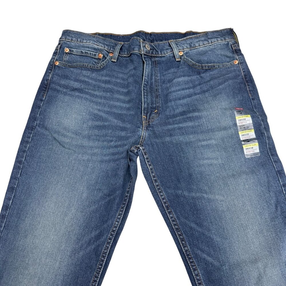NEW Levi's Flex 511 Slim Fit Stretch Blue Jean Men's Denim Pants, Size 38x32 - Picture 3 of 12